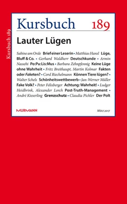 Abbildung von Felixberger / Nassehi | Kursbuch 189 | 1. Auflage | 2017 | beck-shop.de