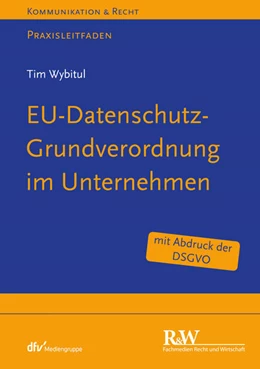 Abbildung von Wybitul | EU-Datenschutz-Grundverordnung im Unternehmen | 1. Auflage | 2016 | beck-shop.de