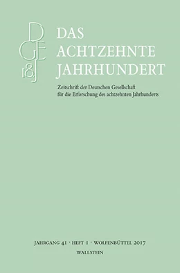 Abbildung von Zelle | Das achtzehnte Jahrhundert 41/1 | 1. Auflage | 2017 | beck-shop.de