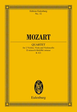 Abbildung von Mozart / Sadie | String Quartet D minor | 1. Auflage | 2018 | beck-shop.de