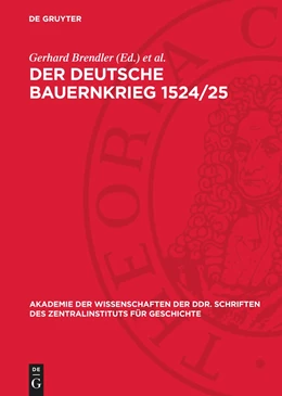 Abbildung von Laube / Brendler | Der deutsche Bauernkrieg 1524/25 | 1. Auflage | 1977 | beck-shop.de
