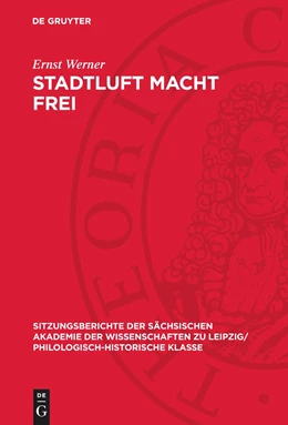 Abbildung von Werner | Stadtluft macht Frei | 1. Auflage | 1976 | beck-shop.de