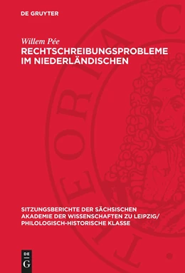 Abbildung von Pée | Rechtschreibungsprobleme im Niederländischen | 1. Auflage | 1977 | beck-shop.de