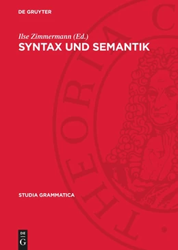 Abbildung von Zimmermann | Syntax und Semantik | 1. Auflage | 1991 | beck-shop.de