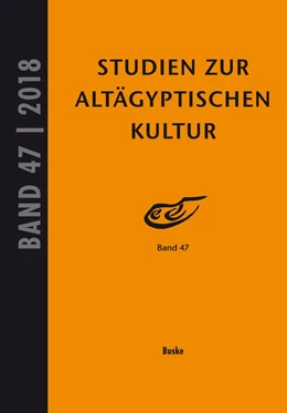 Abbildung von Kahl / Kloth | Studien zur Altägyptischen Kultur Band 47 | 1. Auflage | 2018 | beck-shop.de