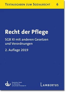 Abbildung von Deutscher Verein für öffentliche und private Fürsorge e. V. | Recht der Pflege | 1. Auflage | 2019 | beck-shop.de