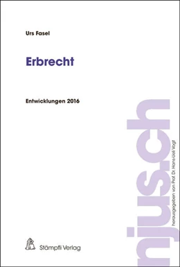 Abbildung von Fasel / Vogt | Erbrecht | 1. Auflage | 2017 | beck-shop.de