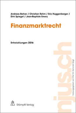 Abbildung von Bohrer / Rehm | Finanzmarktrecht | 1. Auflage | 2017 | beck-shop.de