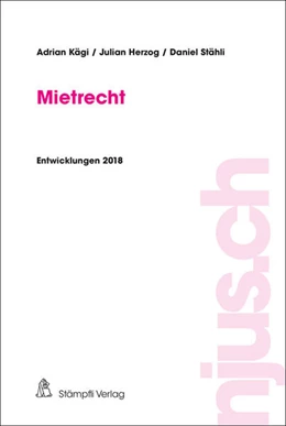 Abbildung von Kägi / Herzog | Mietrecht | 1. Auflage | 2019 | beck-shop.de