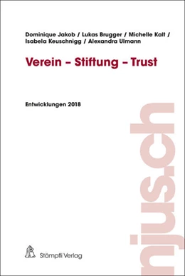 Abbildung von Jakob / Brugger | Verein - Stiftung - Trust | 1. Auflage | 2019 | beck-shop.de