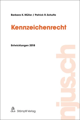 Abbildung von Müller / Schutte | Kennzeichenrecht | 1. Auflage | 2019 | beck-shop.de