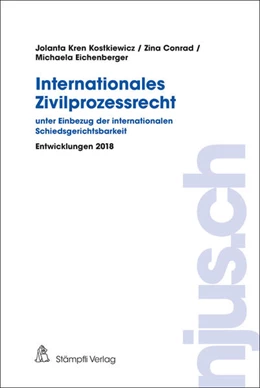 Abbildung von Kostkiewicz Kren / Conrad | Internationales Zivilprozessrecht - unter Einbezug der internationalen Schiedsgerichtsbarkeit | 1. Auflage | 2019 | beck-shop.de