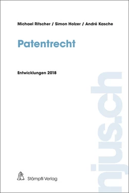 Abbildung von Ritscher / Holzer | Patentrecht | 1. Auflage | 2019 | beck-shop.de