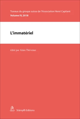 Abbildung von Thévenaz | L'immatériel | 1. Auflage | 2018 | beck-shop.de