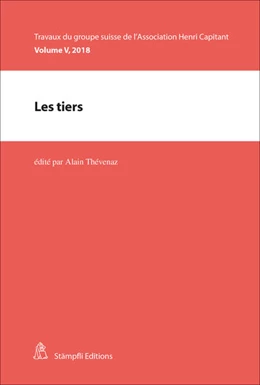 Abbildung von Jéquier / Défago Gaudin | Les tiers | 1. Auflage | 2018 | beck-shop.de