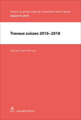 Abbildung von Rouiller / Solenik | Travaux suisses 2016-2018 | 1. Auflage | 2018 | beck-shop.de