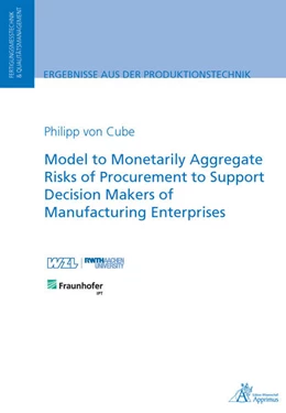 Abbildung von Cube | Model to Monetarily Aggregate Risks of Procurement to Support Decision Makers | 1. Auflage | 2019 | beck-shop.de