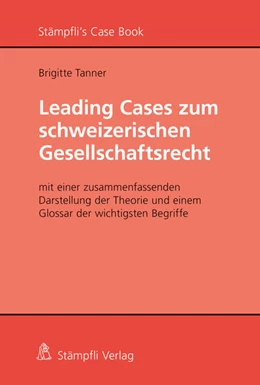 Abbildung von Brigitte | Leading Cases zum schweizerischen Gesellschaftsrecht | 1. Auflage | 2019 | beck-shop.de