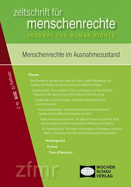 Abbildung von Bari / Bielefeldt | Menschenrechte im Ausnahmezustand | 1. Auflage | 2019 | beck-shop.de