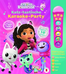Abbildung von Phoenix International Publications Germany GmbH | Gabby's Dollhouse - Katz-tastische Karaoke Party - Mikrofonbuch - Pappbilderbuch mit abnehmbarem Mikrofon mit 5 Stimmklängen und 10 Melodien | 1. Auflage | 2024 | beck-shop.de