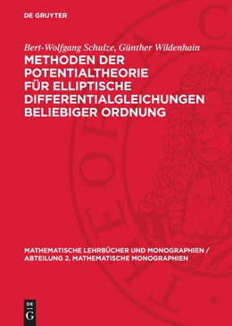 Abbildung von Wildenhain / Schulze | Methoden der Potentialtheorie für elliptische Differentialgleichungen beliebiger Ordnung | 1. Auflage | 1977 | beck-shop.de