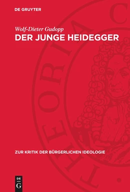 Abbildung von Gudopp | Der junge Heidegger | 1. Auflage | 1983 | beck-shop.de
