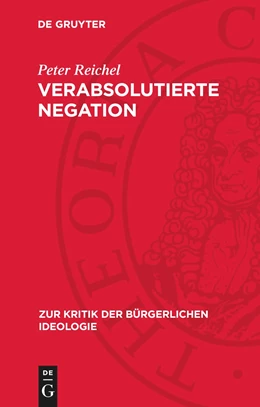 Abbildung von Reichel | Verabsolutierte Negation | 1. Auflage | 1972 | beck-shop.de