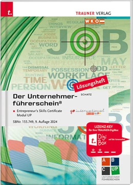 Abbildung von Schatz | Der Unternehmerführerschein - Entrepreneur's Skills Certificate, Modul UP Lösungsheft | 9. Auflage | 2024 | beck-shop.de