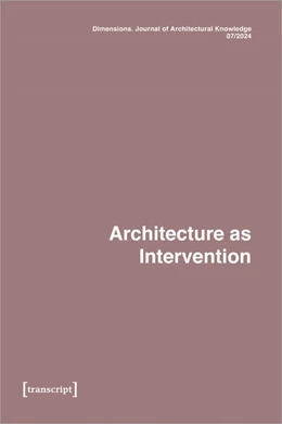 Abbildung von Ciesla / Hauser | Dimensions. Journal of Architectural Knowledge | 1. Auflage | 2025 | beck-shop.de