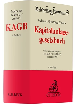 Abbildung von Weitnauer / Boxberger | Kapitalanlagegesetzbuch: KAGB | 4. Auflage | 2026 | beck-shop.de
