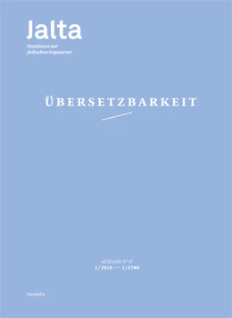 Abbildung von Brumlik / Chernivsky | Übersetzbarkeit | 1. Auflage | 2020 | beck-shop.de