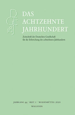 Abbildung von Stockhorst | Das achtzehnte Jahrhundert 44/1 | 1. Auflage | 2020 | beck-shop.de
