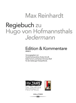 Abbildung von Gschwandtner / Annuß | Max Reinhardt: Regiebuch zu Hugo von Hofmannsthals 