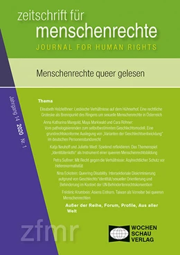 Abbildung von Krennerich / Binder | Menschenrechte queer gelesen | 1. Auflage | 2020 | beck-shop.de