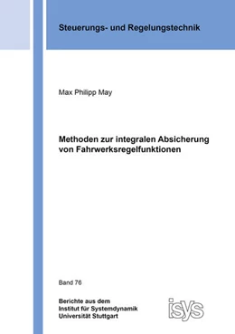 Abbildung von May | Methoden zur integralen Absicherung von Fahrwerksregelfunktionen | 1. Auflage | 2024 | beck-shop.de