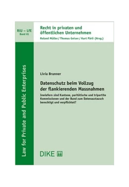 Abbildung von Brunner | Datenschutz beim Vollzug der flankierenden Massnahmen | 1. Auflage | 2024 | Band 61 | beck-shop.de