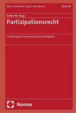 Abbildung von Haug | Partizipationsrecht | 1. Auflage | 2024 | 16 | beck-shop.de