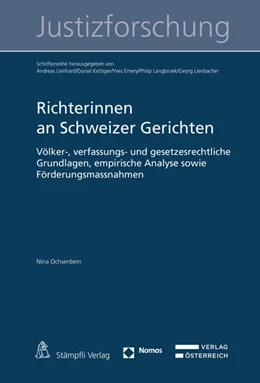 Abbildung von Ochsenbein | Richterinnen an Schweizer Gerichten | 1. Auflage | 2021 | beck-shop.de