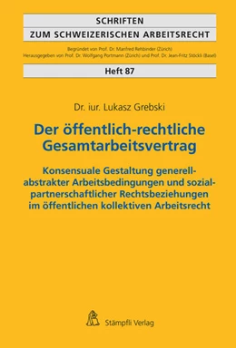 Abbildung von Grebski | Der öffentlich-rechtliche Gesamtarbeitsvertrag | 1. Auflage | 2021 | beck-shop.de
