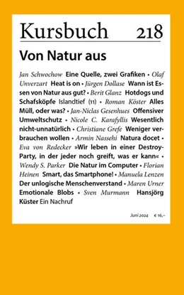 Abbildung von Nassehi / Felixberger | Kursbuch 218 | 1. Auflage | 2024 | beck-shop.de