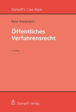 Abbildung von Wiederkehr | Öffentliches Verfahrensrecht | 2. Auflage | 2022 | beck-shop.de