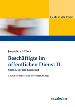 Abbildung von Jansen / Kawik | Beschäftigte im Öffentlichen Dienst II | 1. Auflage | 2021 | beck-shop.de