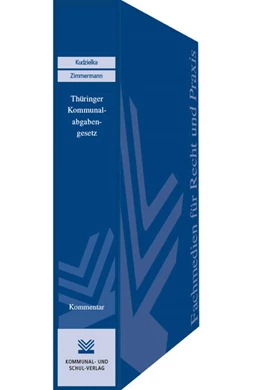 Abbildung von Kudzielka / Zimmermann | Thüringer Kommunalabgabengesetz (ThürKAG) | 1. Auflage | 2020 | beck-shop.de