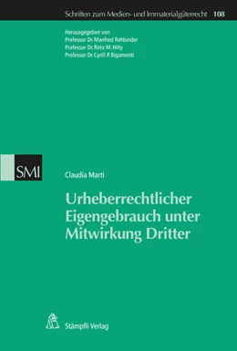 Abbildung von Marti | Urheberrechtlicher Eigengebrauch unter Mitwirkung Dritter | 1. Auflage | 2022 | beck-shop.de