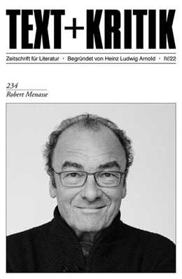 Abbildung von Knaap | TEXT + KRITIK 234 - Robert Menasse | 1. Auflage | 2022 | beck-shop.de