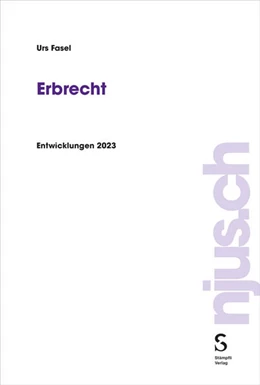 Abbildung von Fasel | Erbrecht | 1. Auflage | 2024 | 2023 | beck-shop.de