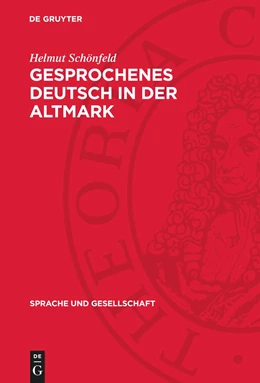 Abbildung von Schönfeld | Gesprochenes Deutsch in der Altmark | 1. Auflage | 1974 | beck-shop.de