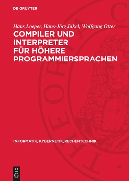 Abbildung von Loeper / Otter | Compiler und Interpreter für höhere Programmiersprachen | 1. Auflage | 1987 | beck-shop.de