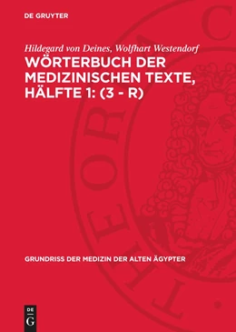 Abbildung von Westendorf / Deines | Wörterbuch der medizinischen Texte, Hälfte 1: (3 - r) | 1. Auflage | 1961 | beck-shop.de