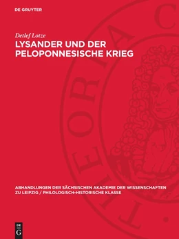 Abbildung von Lotze | Lysander und der peloponnesische Krieg | 1. Auflage | 1964 | beck-shop.de